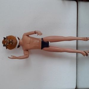 Disney Beauty & The Beast Doll  Articulated Elbows w Beast Head Good Used Cond.